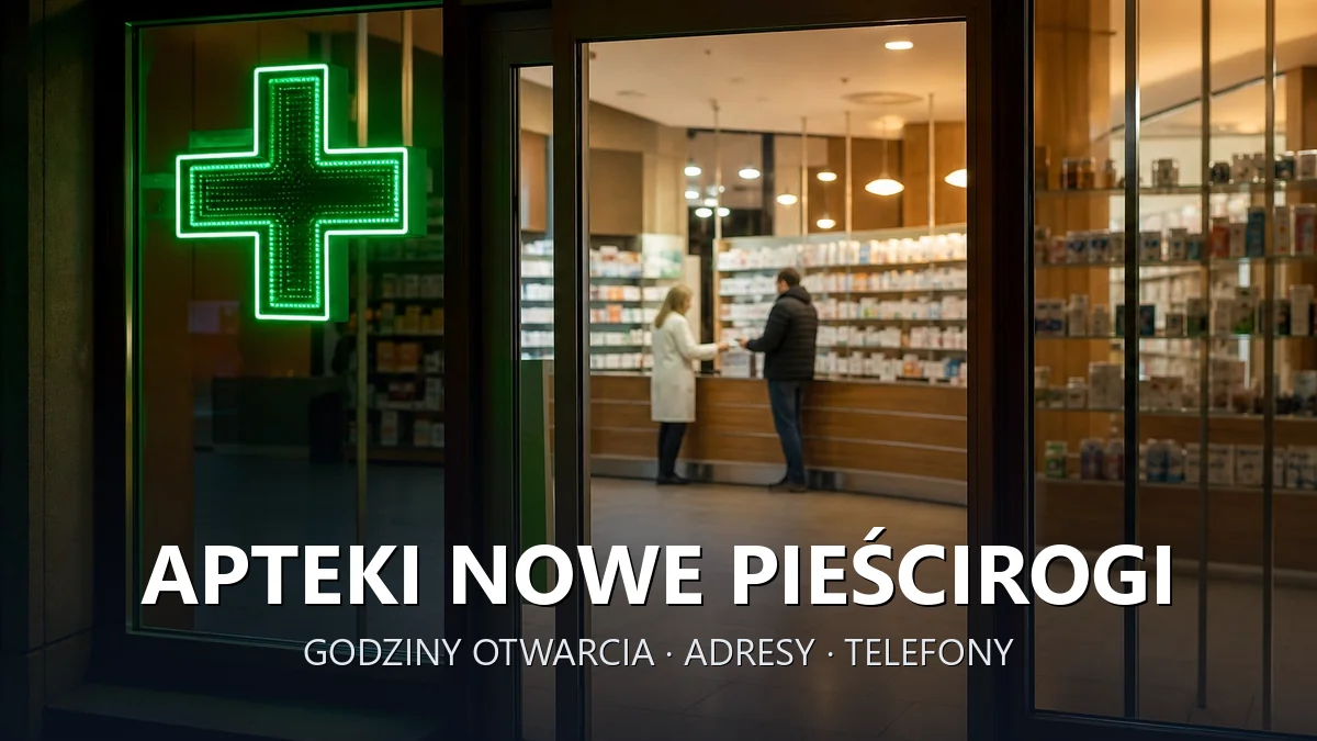 Apteki Nowe Pieścirogi, gmina Nasielsk, powiat nowodworski - adresy, telefony, godziny otwarcia