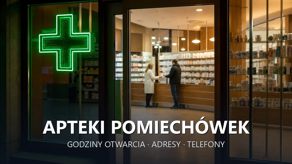 Apteki Pomiechówek, powiat nowodworski - adresy, telefony, godziny otwarcia
