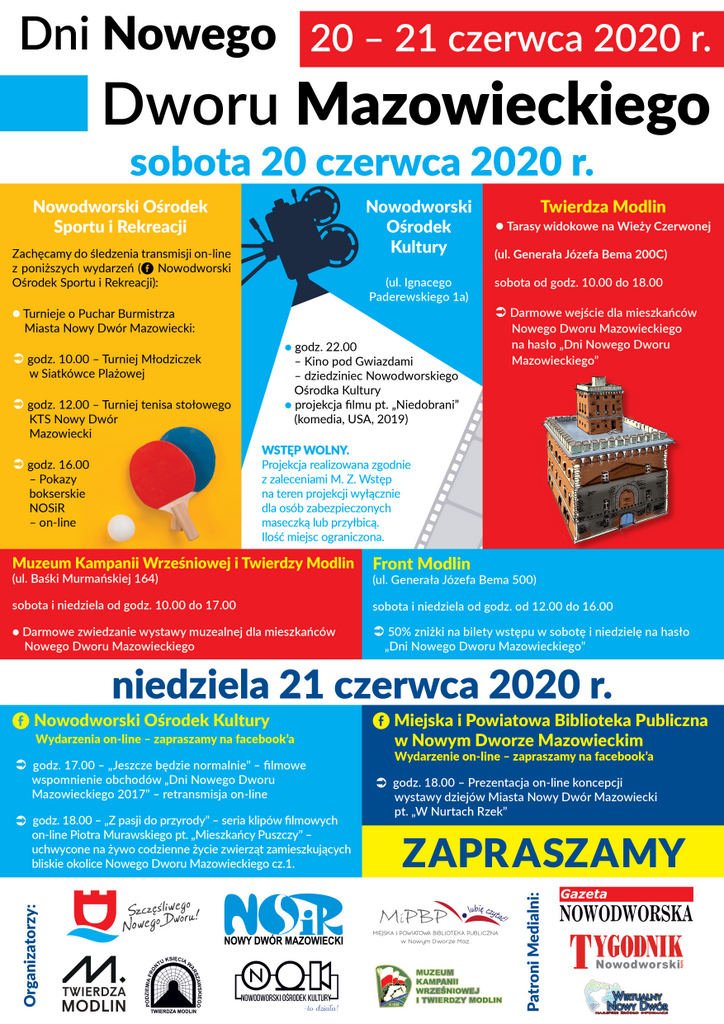NOK Nowy Dwór Maz.: Dni Miasta w dobie pandemii