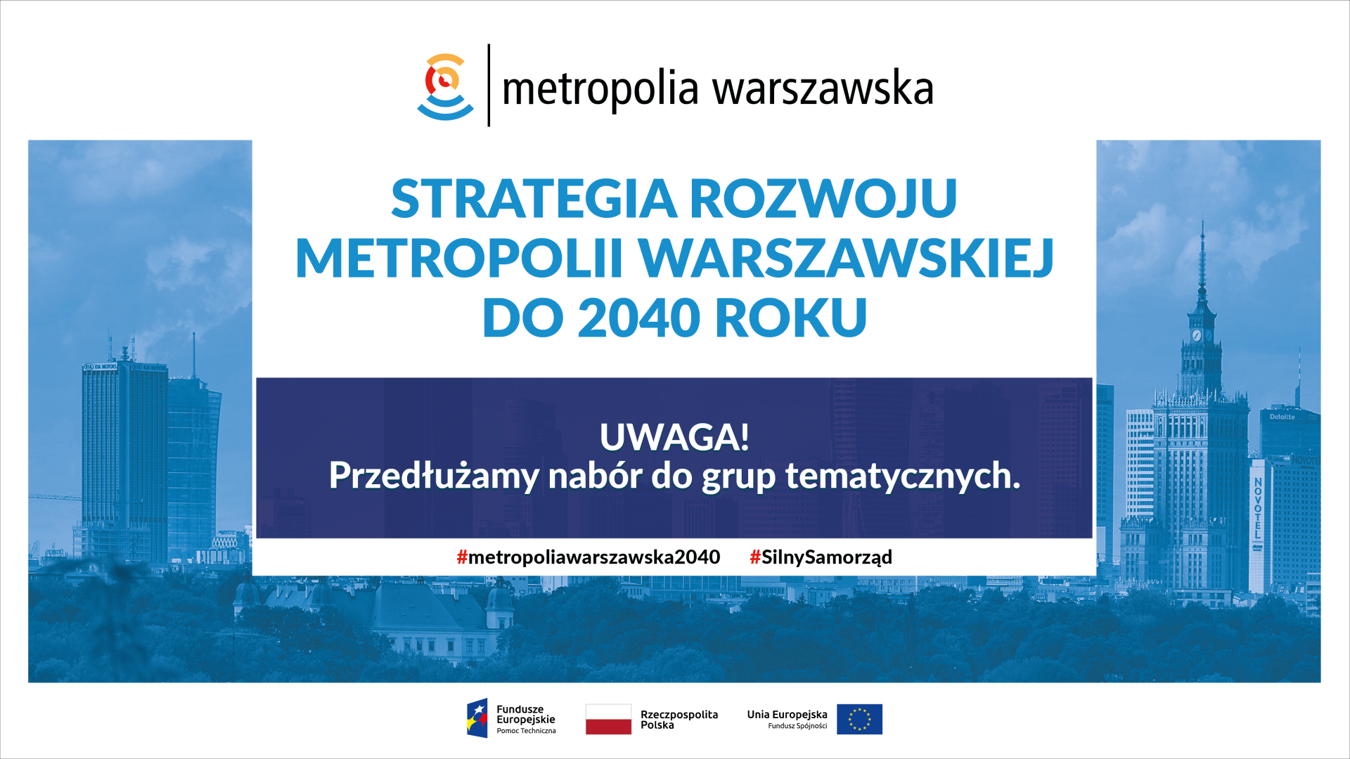 Nabór ekspertów do współpracy przy Strategii rozwoju metropolii warszawskiej