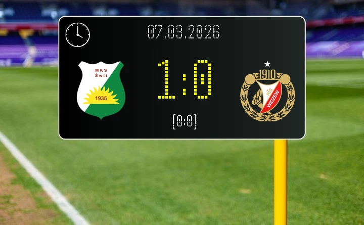 [PIŁKA NOŻNA] Świt Nowy Dwór Mazowiecki – Widzew Łódź II 1:0 – Betclic 3. Liga Grupa 1 (Grupa I)