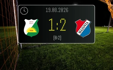 [PIŁKA NOŻNA] Betclic 3. Liga Grupa 1 (Grupa I): Świt Nowy Dwór Mazowiecki – Mazovia Mińsk Mazowiecki 1:2