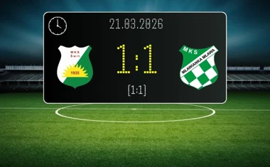 [PIŁKA NOŻNA] Betclic 3. Liga Grupa 1 (Grupa I) – Świt Nowy Dwór Mazowiecki – Mławianka Mława 1:1