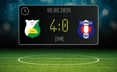 [PIŁKA NOŻNA] Świt Nowy Dwór Mazowiecki – Olimpia Zambrów 4:0 – efektowny start w Betclic 3. Liga Grupa 1 (Grupa I)