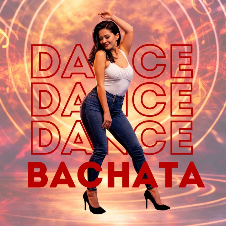 Grafika promocyjna wydarzenia Bachata Party z Dorotą – gorący wieczór tańca w Nowym Dworze