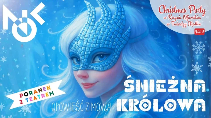 Grafika promocyjna wydarzenia PORANEK Z TEATREM: „Śnieżna Królowa – opowieść zimowa”