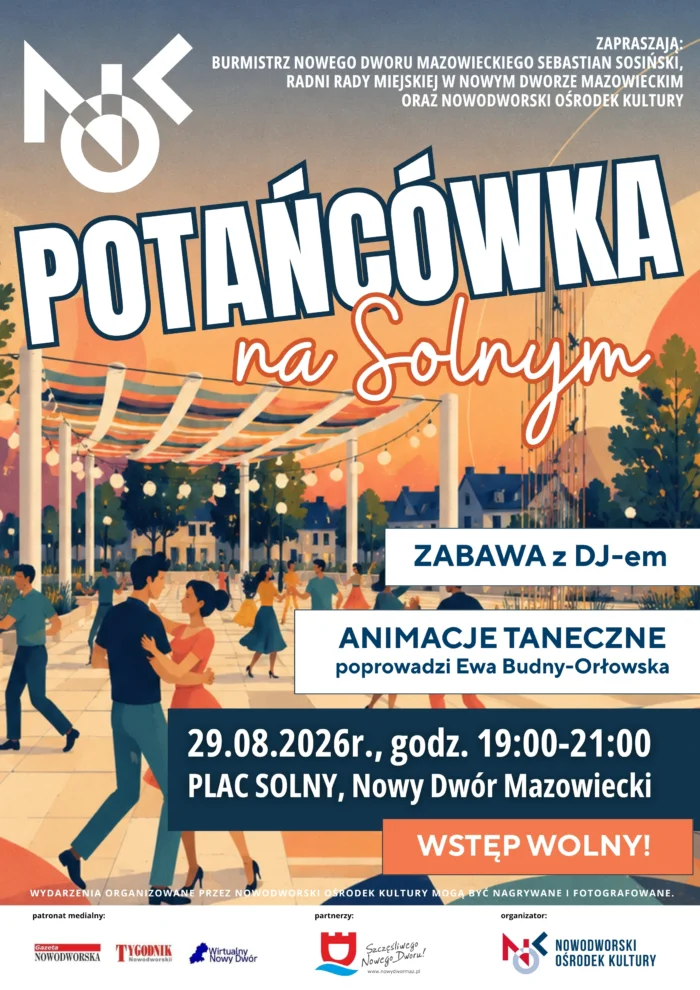 Grafika promocyjna wydarzenia Potańcówka na Solnym