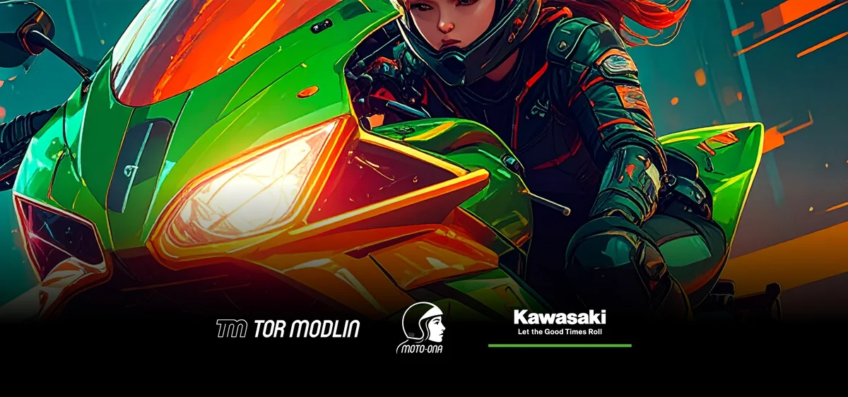 Grafika promocyjna wydarzenia Szkolenie motocyklowe dla kobiet na Torze Modlin