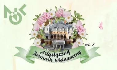 Grafika promocyjna wydarzenia Artystyczny Jarmark Wielkanocny w Kasynie Oficerskim vol. 2