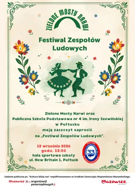 Grafika promocyjna wydarzenia Festiwal Zespołów Ludowych