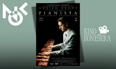 Grafika promocyjna wydarzenia Kino Konesera „Pianista” – film w wersji 4K