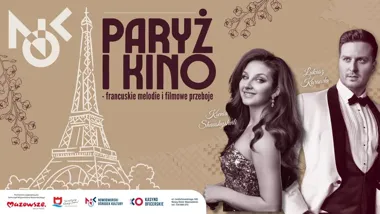 Grafika promocyjna wydarzenia Koncert „Paryż i Kino” w Twierdzy Modlin. Francuskie melodie i filmowe przeboje w wyjątkowej oprawie