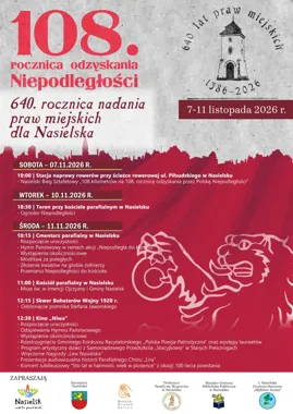 640-lecie praw miejskich Nasielska i Święto Niepodległości