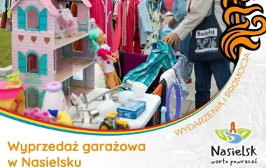 Grafika promocyjna wydarzenia Wyprzedaż Garażowa w Nasielsku
