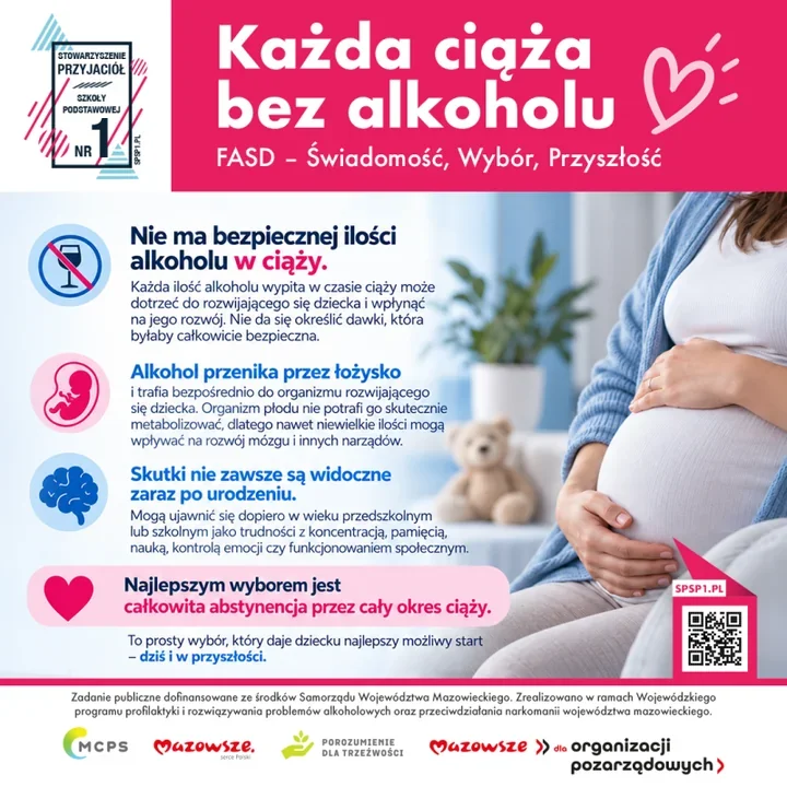 Alkohol w ciąży bez bezpiecznej dawki. Kampania FASD w Nowym Dworze