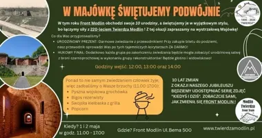 Majówka w Twierdzy Modlin z pokazem broni i wojskowymi smakami
