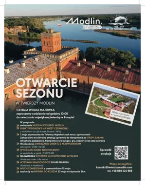 Majówka w Twierdzy Modlin łączy zwiedzanie z rocznicowym akcentem