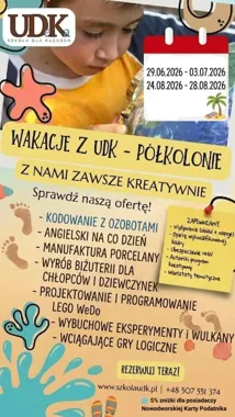 Półkolonie letnie w Nowym Dworze Mazowieckim. Dzieci zaprogramują roboty i wybuchną wulkany