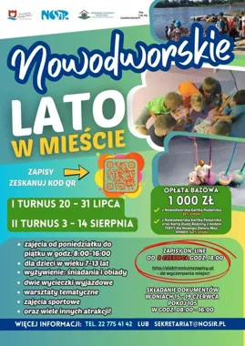 Półkolonie wracają do Nowego Dworu Mazowieckiego. Miejsc będzie mało