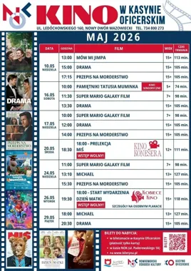 Maj w kinie pod Modlinem przyniesie rodzinne dramaty i kultowego „Misia”