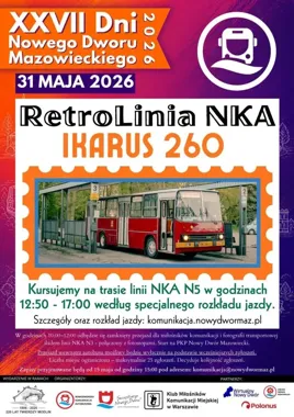 Ikarus wraca do Nowego Dworu Mazowieckiego. RetroLinia NKA ruszy w jubileuszowym roku