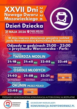 NKA pojedzie po koncercie. Specjalny rozkład ułatwi powrót z parku