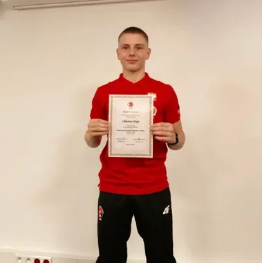 Oliwier Maj piąty w Europie. Nowodworski bokser walczył o medal