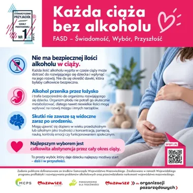 Alkohol w ciąży bez bezpiecznej dawki. Kampania FASD w Nowym Dworze