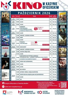 22 seanse w październiku. Kino w Modlinie pokaże „Lalkę”, „Pianistę” i animacje