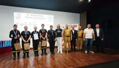 Młodzi ratownicy z Nowego Dworu Mazowieckiego wygrali zawody