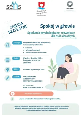 Dwanaście bezpłatnych spotkań dla dorosłych w Nowym Dworze Mazowieckim