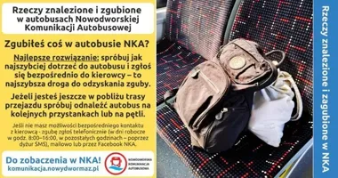 Zguba w autobusie nie musi przepaść. W NKA liczy się szybka reakcja