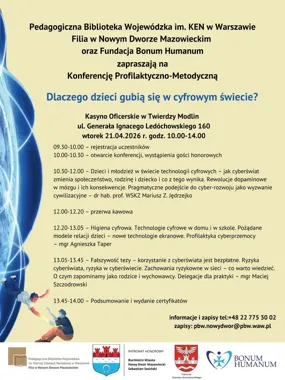 Konferencja o dzieciach w epoce cyfrowej – jak radzić sobie z ekranami