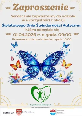 W Nowym Dworze Mazowieckim szykują uroczystość na Światowy Dzień Świadomości Autyzmu
