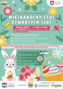 Wielkanocny stół ma połączyć sąsiadów w szkole przy Chemików