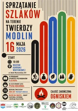 W Twierdzy Modlin rusza sprzątanie szlaków i święto 220-lecia