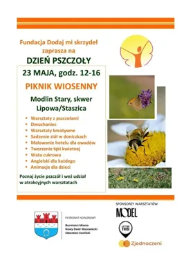 Pszczoły, zioła i rodzinny piknik w Modlinie Starym. Sporo atrakcji dla dzieci