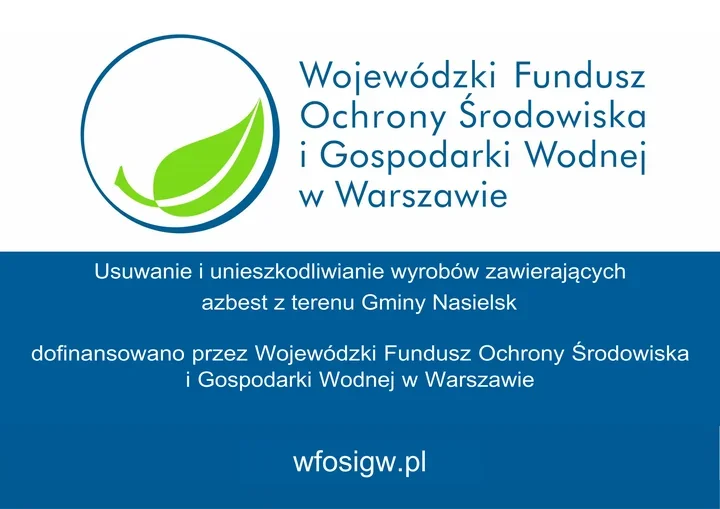 Ponad 106 ton azbestu usunięto z 42 gospodarstw w gminie Nasielsk