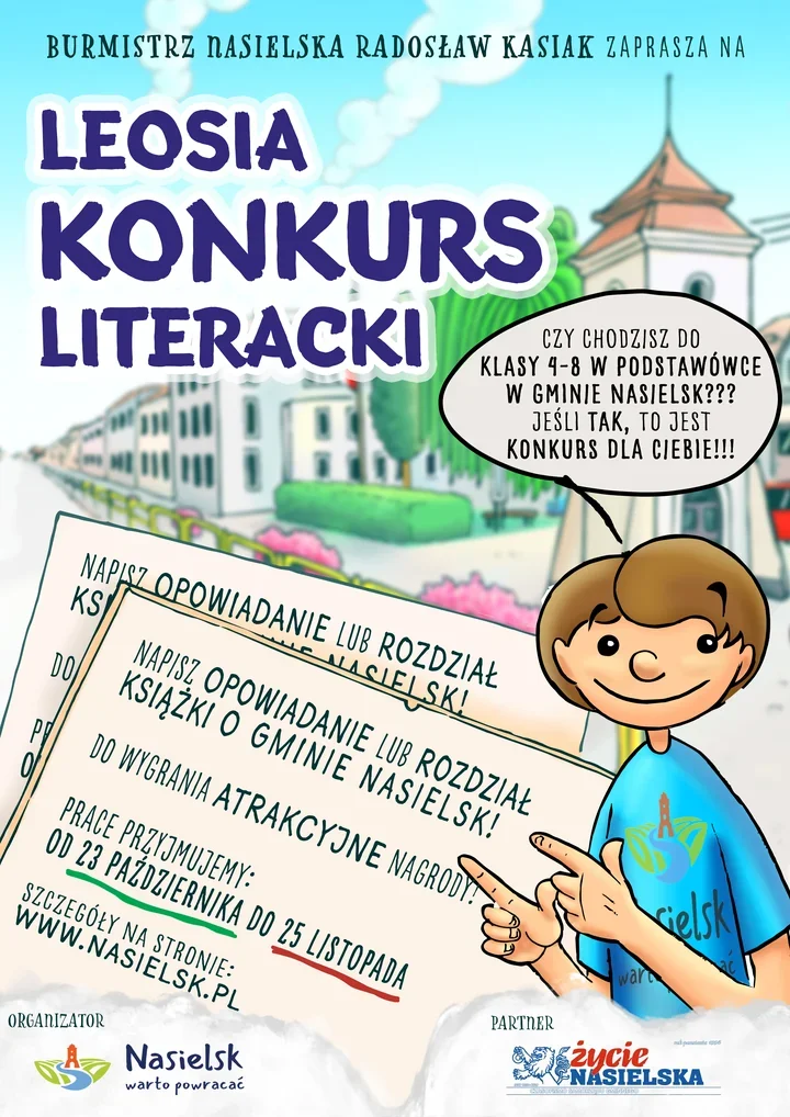 Uczniowie napiszą własne przygody Leosia. Konkurs z nagrodami