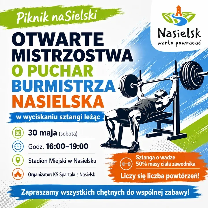 W Nasielsku ruszy siłowa rywalizacja o Puchar Burmistrza Nasielska