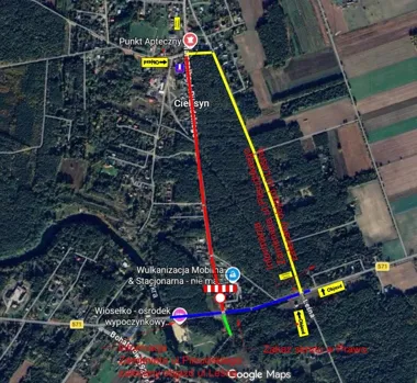 Czasowe utrudnienia w Cieksynie. Piłsudskiego będzie zamknięta, a DW571 pojedzie wahadłowo