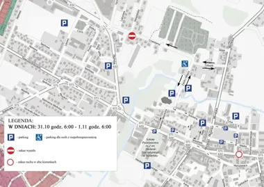 Nasielsk zmienia organizację ruchu przy cmentarzu. Będą zamknięcia i objazdy