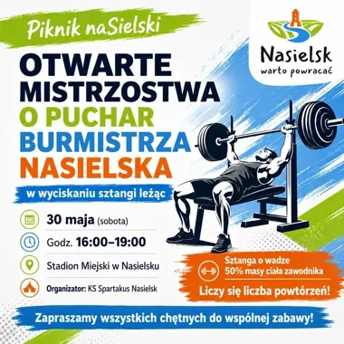W Nasielsku ruszy siłowa rywalizacja o Puchar Burmistrza Nasielska