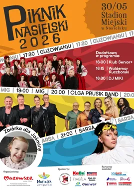 Na stadionie w Nasielsku zabrzmi muzyka i ruszy zbiórka dla Jaśminy