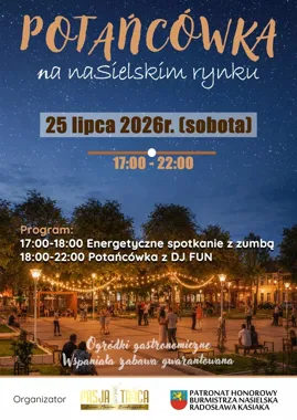 Potańcówka pod gołym niebem w Nasielsku. Zumba i DJ FUN