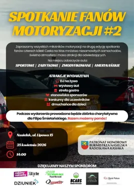 Trzy terminy i nowe atrakcje na spotkaniach fanów motoryzacji w Nasielsku
