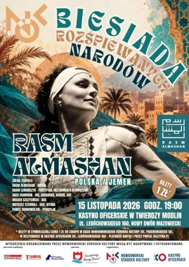 Rasm Almashan zabierze Nowy Dwór Mazowiecki w muzyczną podróż bez granic
