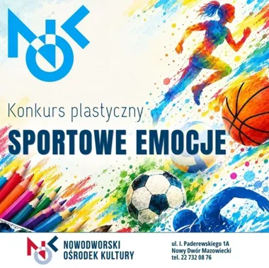 Sportowe emocje na papierze - konkurs dla uczniów z Nowego Dworu Mazowieckiego