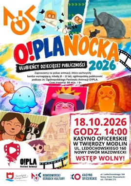 O!PLANOCKA 2026 w Twierdzy Modlin - animacje wybrane przez dzieci