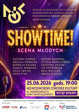 Młode głosy, wielkie przeboje - SHOWTIME! w NOK rozgrzeje czerwcowy wieczór